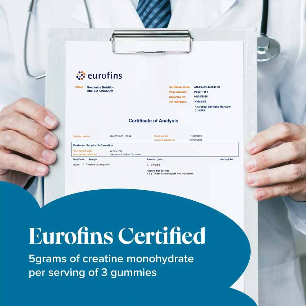 Novomins Nutrition Creatine Gummies 90 Pack - Image 3
