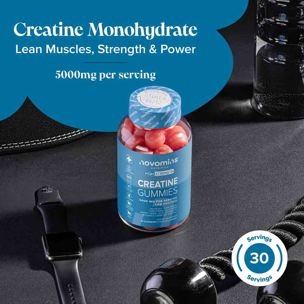 Novomins Nutrition Creatine Gummies 90 Pack - Image 6