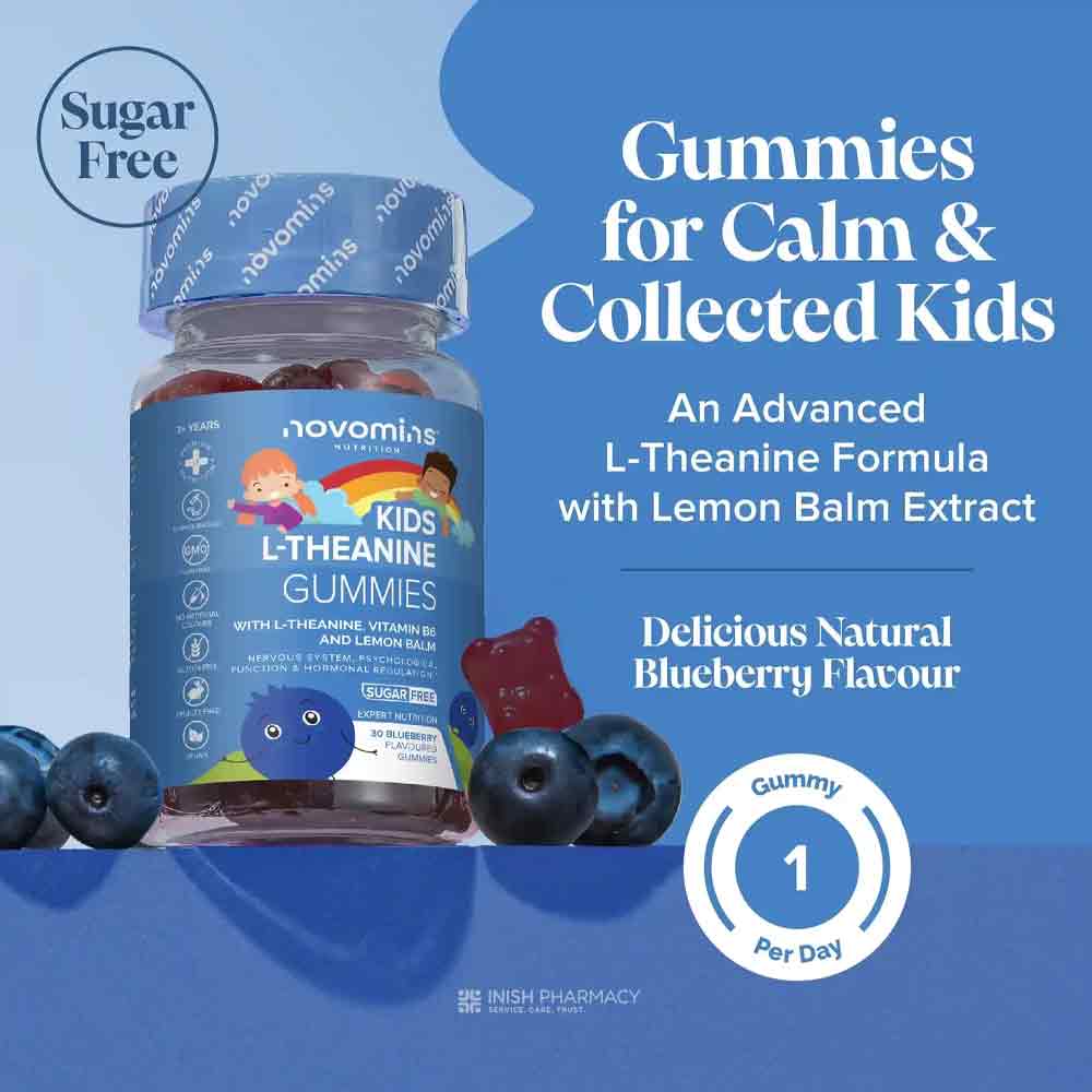 Novomins Nutrition Kids L-Theanine Gummies 30 Pack - Image 2