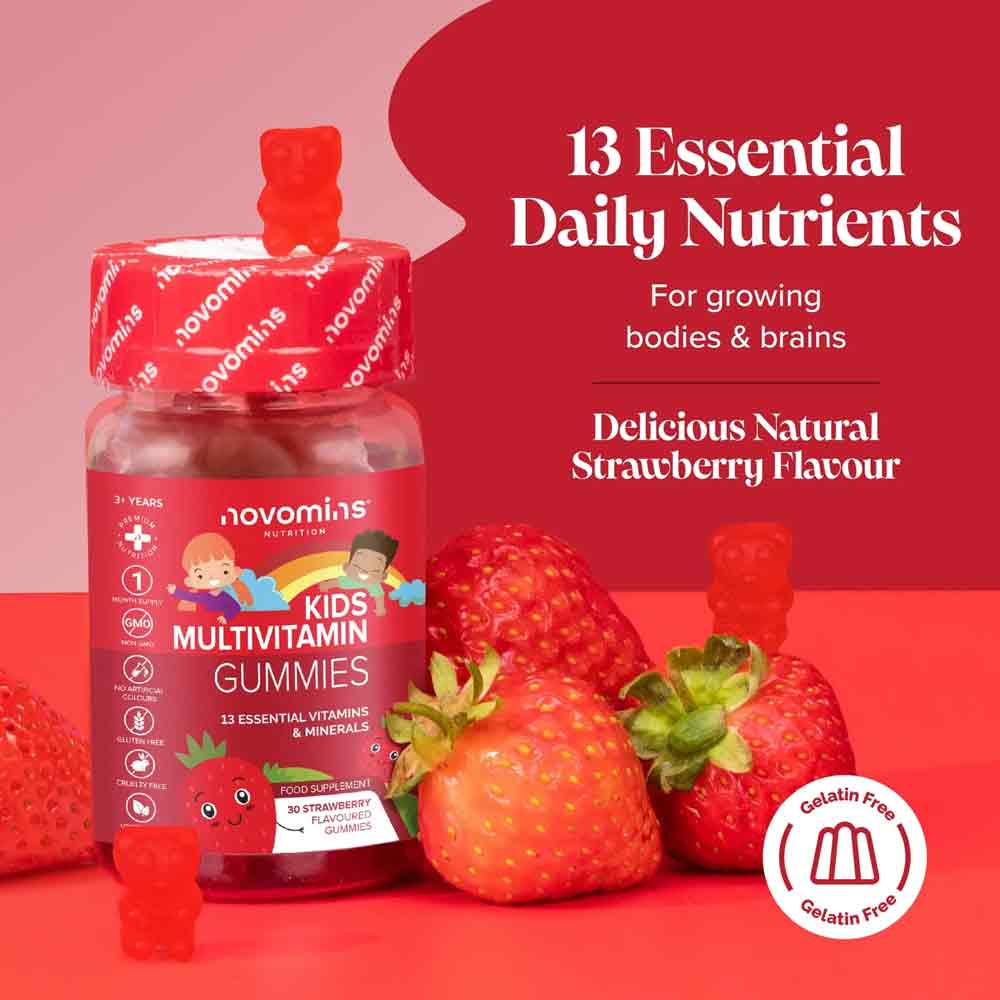 Novomins Nutrition Kids Multivitamin Gummies 30 Pack - Image 2
