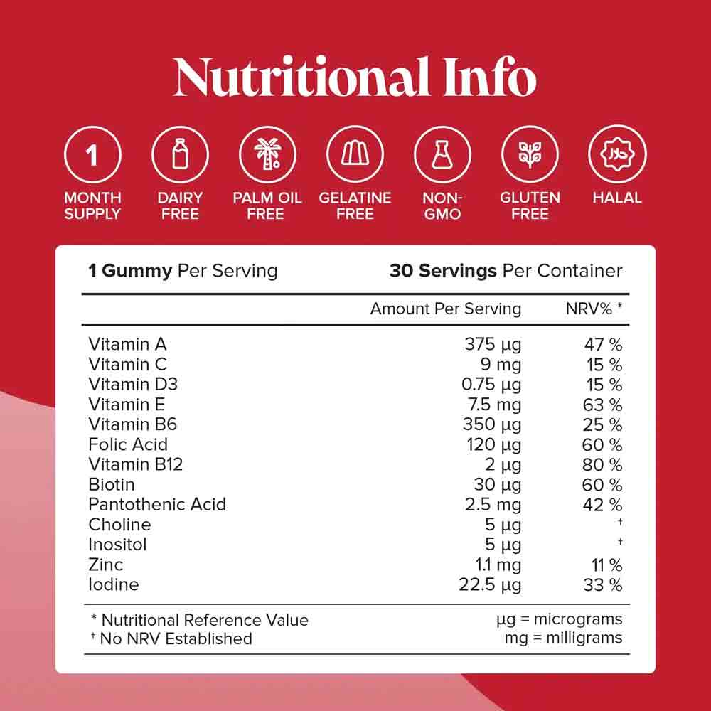 Novomins Nutrition Kids Multivitamin Gummies 30 Pack - Image 6