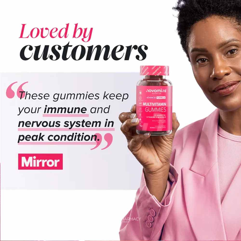 Novomins Nutrition Multivitamin Gummies 60 Pack - Image 7
