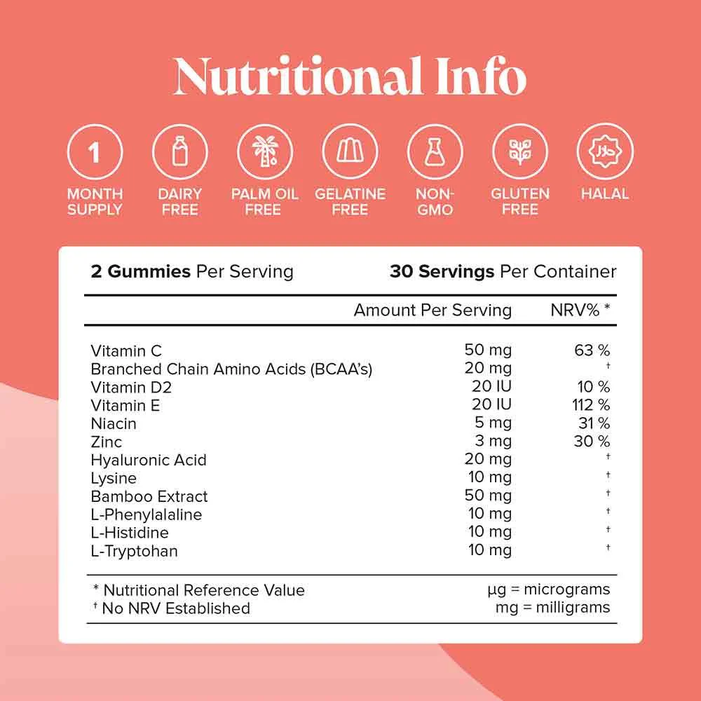 Novomins Nutrition Vegan Collagen Gummies 60 Pack - Image 6