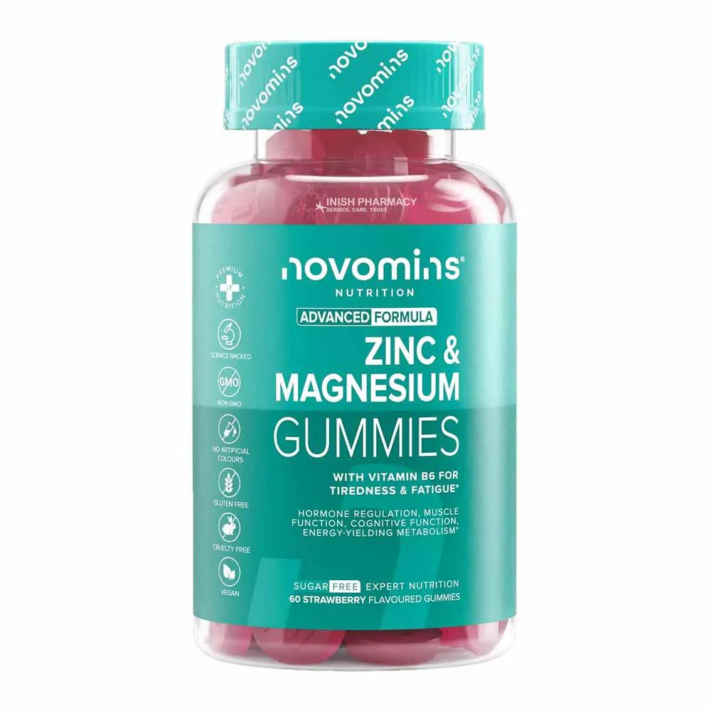 Novomins Nutrition Zinc & Magnesium Gummies 60 Pack