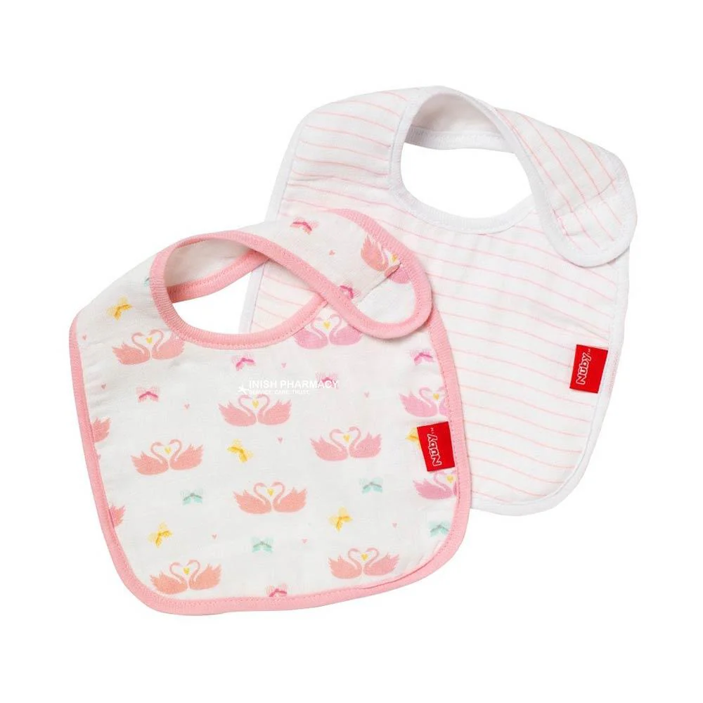 Nuby Muslin Snug n Dry Bib - Image 2