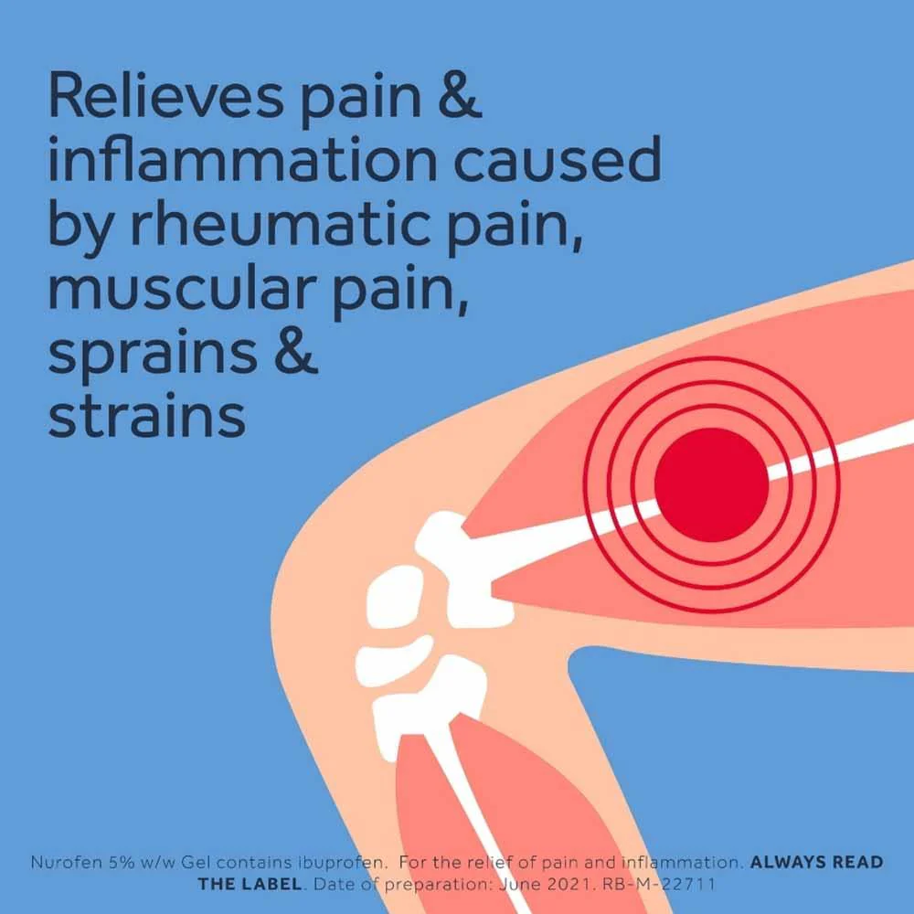 Nurofen 5% Ibuprofen Pain Relieving Gel 30g - Image 2