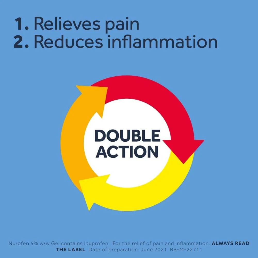 Nurofen 5% Ibuprofen Pain Relieving Gel 30g - Image 4