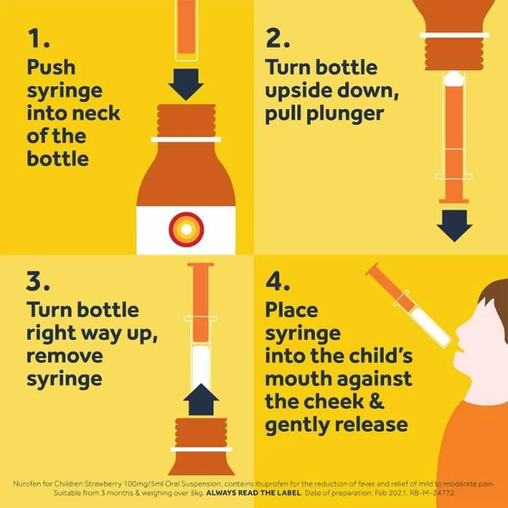 Nurofen For Children 3m+ Strawberry - Image 6