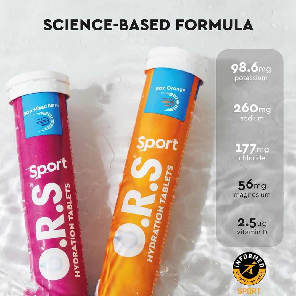 O.R.S. Hydration Tablets Mixed Berry Flavour 24 Pack - Image 4