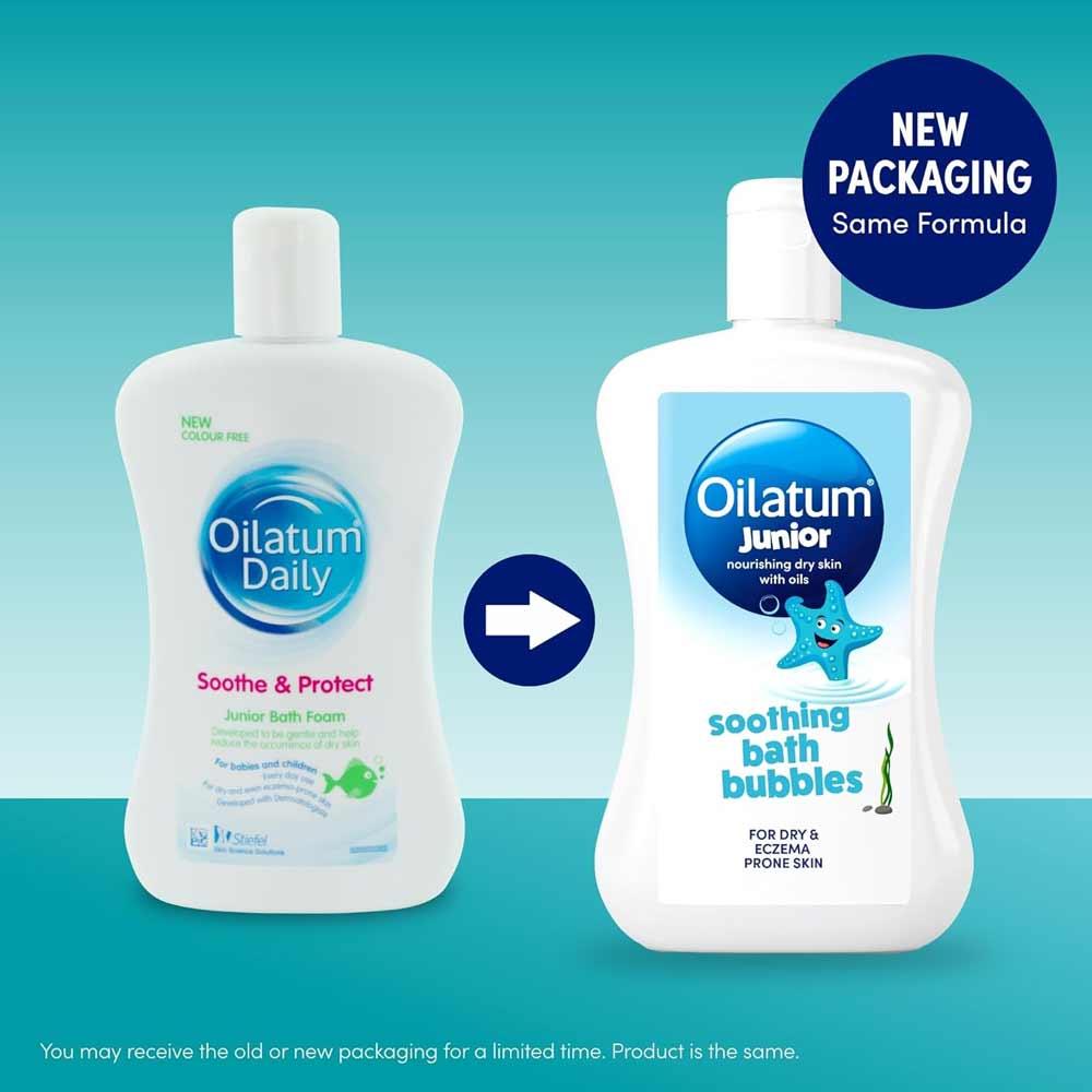 Oilatum Junior Soothing Bath Bubbles 300ml - Image 3