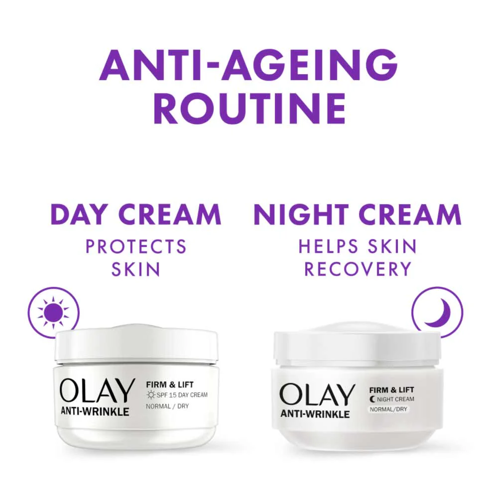 Olay Anti-Wrinkle Firm & Lift SPF15 Day Cream 50ml - Image 6