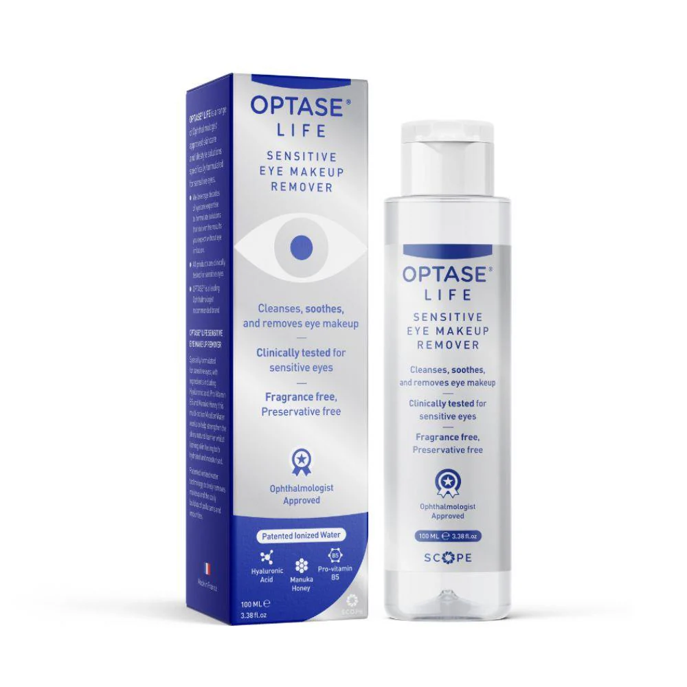 Optase Life Sensitive Eye Makeup Remover 100ml