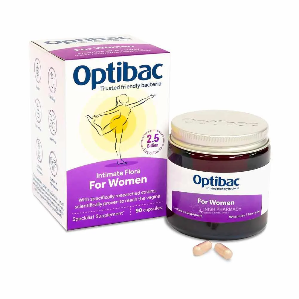 OptiBac Probiotics For Women 90 Capsules - Image 2