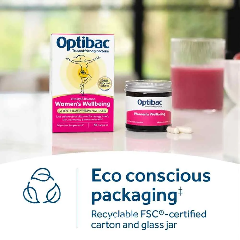 OptiBac Probiotics Women's Wellbeing 30 Capsules - Image 9