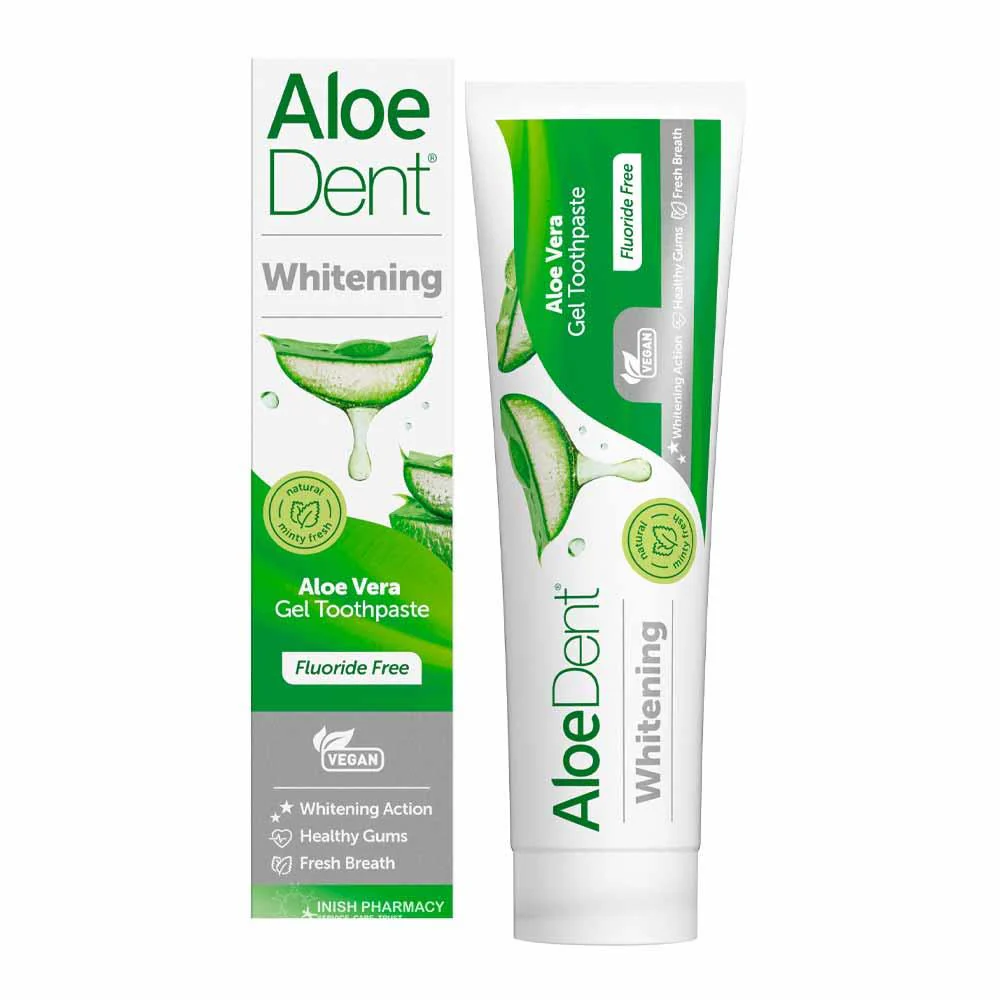 Optima Aloe Dent Whitening Fluoride Free Toothpaste 100ml