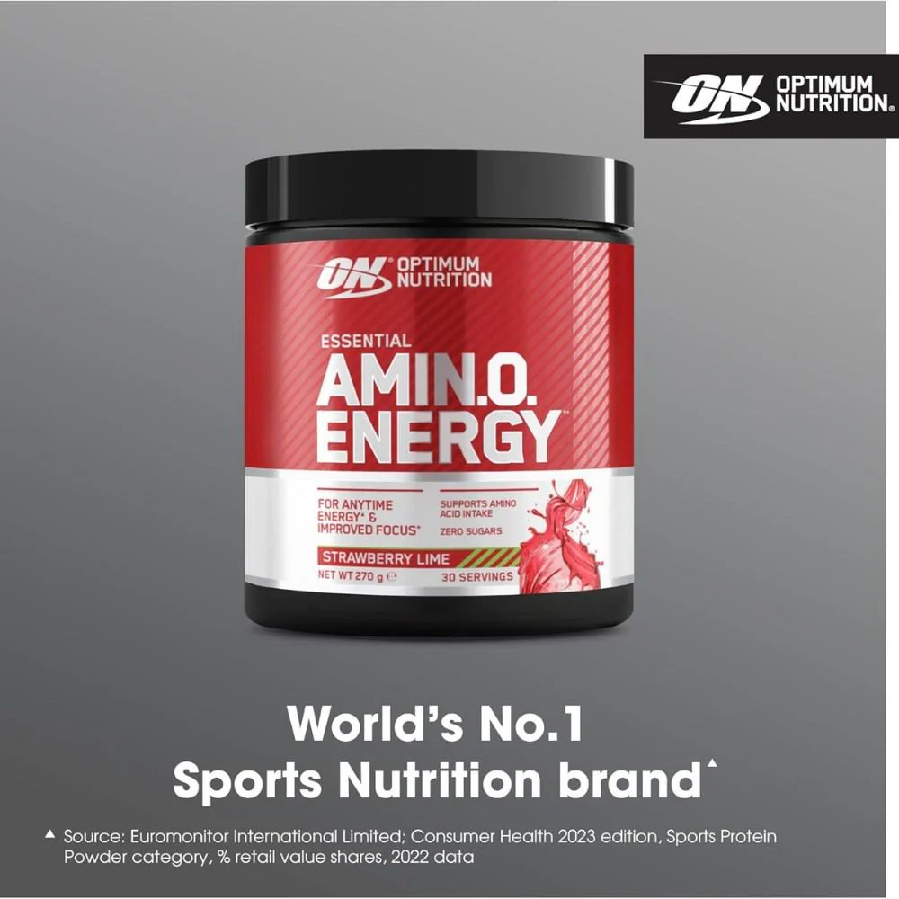 Optimum Nutrition Amino Energy Strawberry & Lime 270g - Image 4