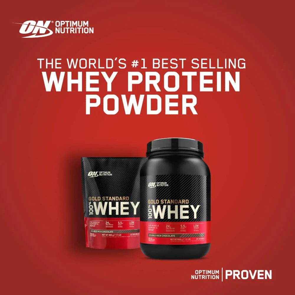 Optimum Nutrition Gold Standard 100% Whey Vanilla Ice Cream 900g - Image 2