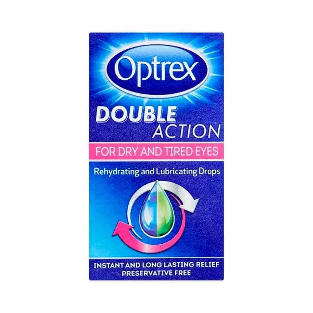 Optrex Double Action Rehydrating Eye Drops For Dry Eyes 10ml