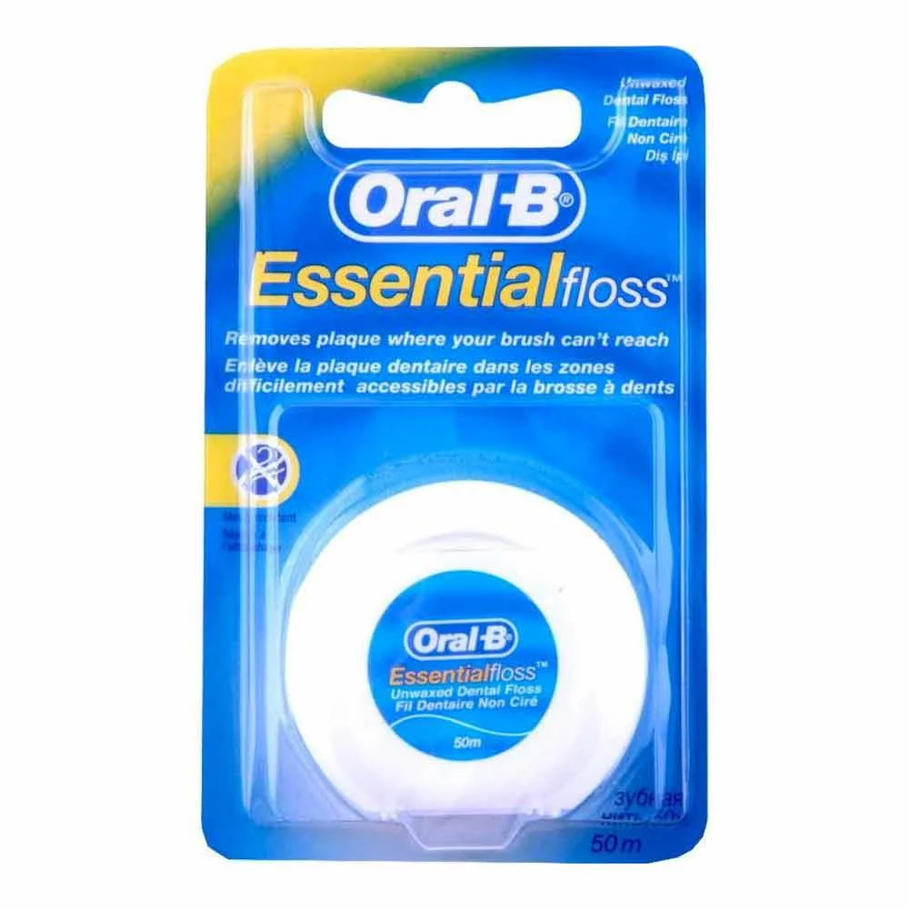 Oral B Essential Unwaxed Dental Floss