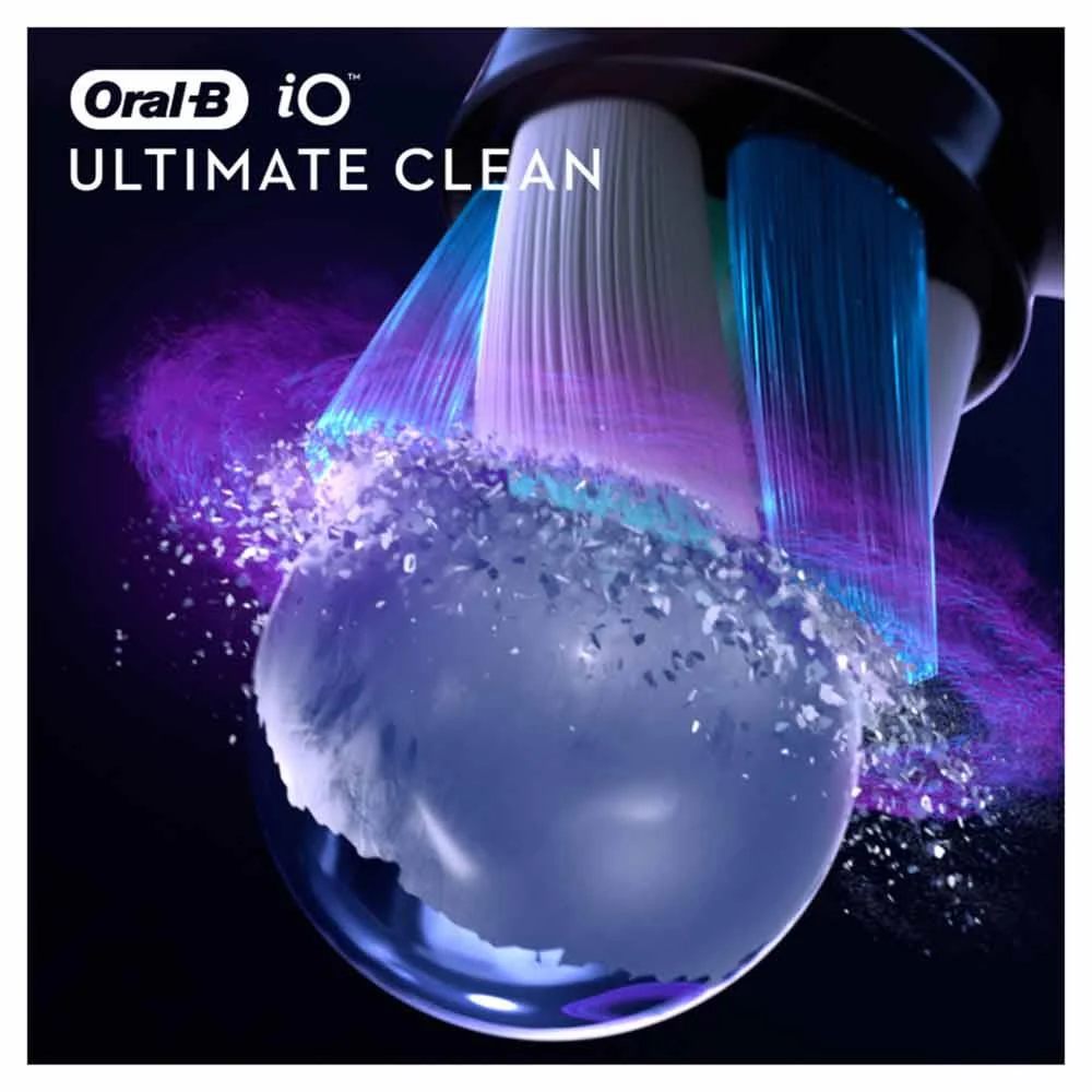 Oral-B iO Ultimate Clean Black 2ct Refill Heads - Image 3