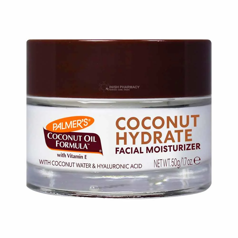 Palmers Coconut Water Facial Moisturiser 50g - Image 2