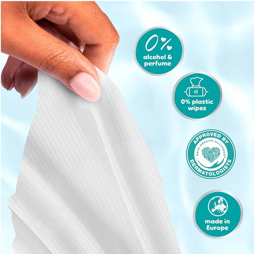 Pampers 99% Water Baby Wipes 9 Pack 540 Wipes - Image 3