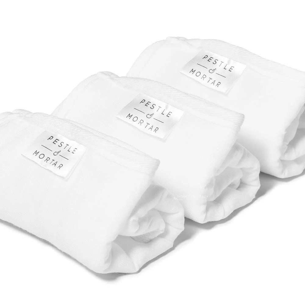 Pestle & Mortar Erase & Renew Double Cleanse Facial Cloths 3 Pack - Image 2