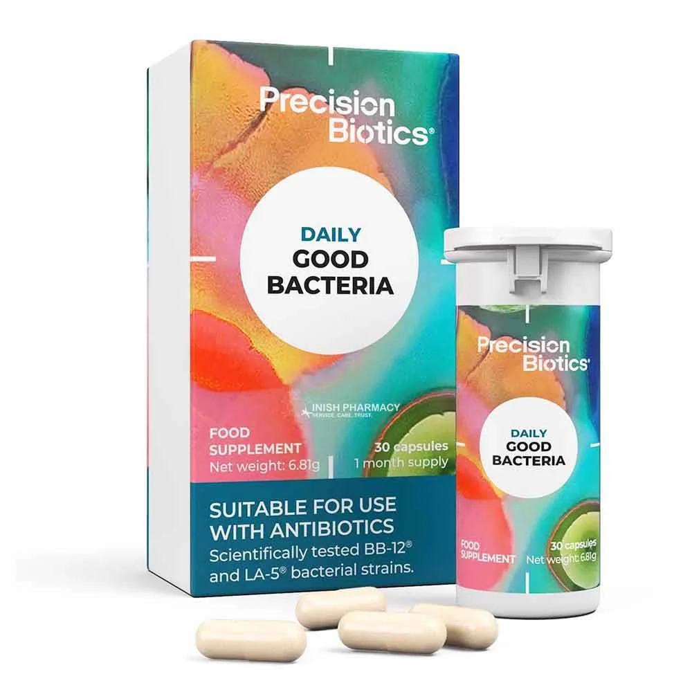Precision Biotics Daily Good Bacteria 30 Capsules - Image 2