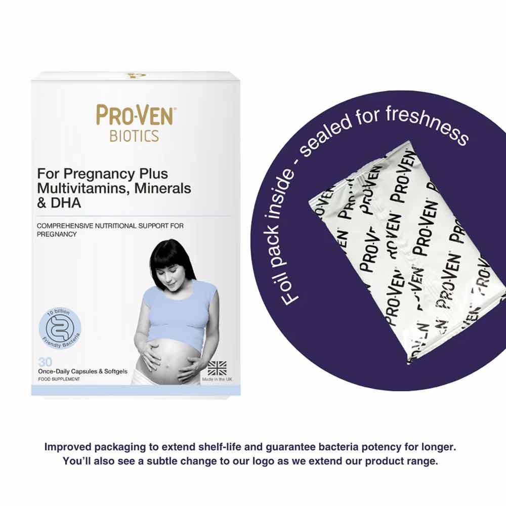 Pro-Ven Probiotics Lactobacillus & Bifidus for Pregnancy Plus Multivitamins - Image 2
