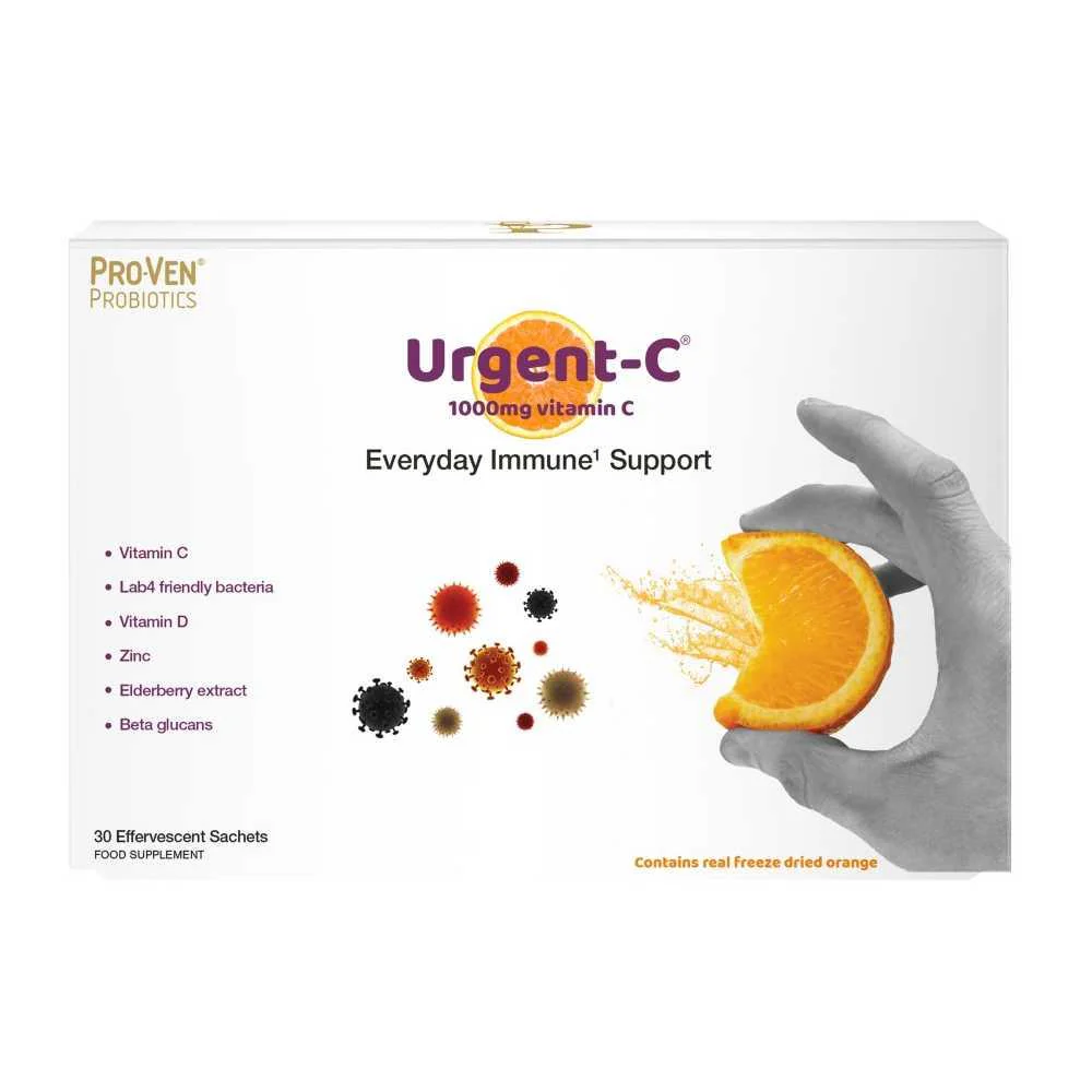 Pro-Ven Probiotics Urgent-C Everyday Immune Support 30 Sachets