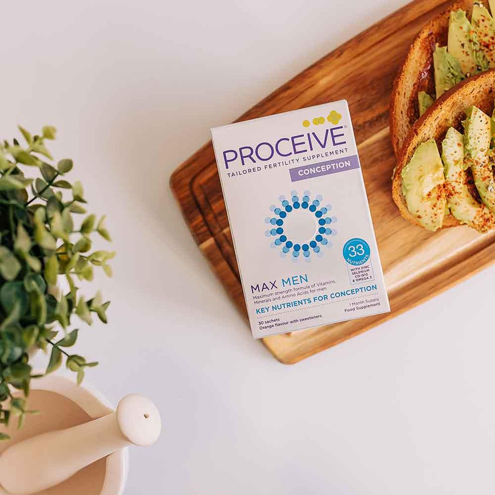 Proceive Max Men Advanced Fertility Supplement 30 Sachets - Image 2