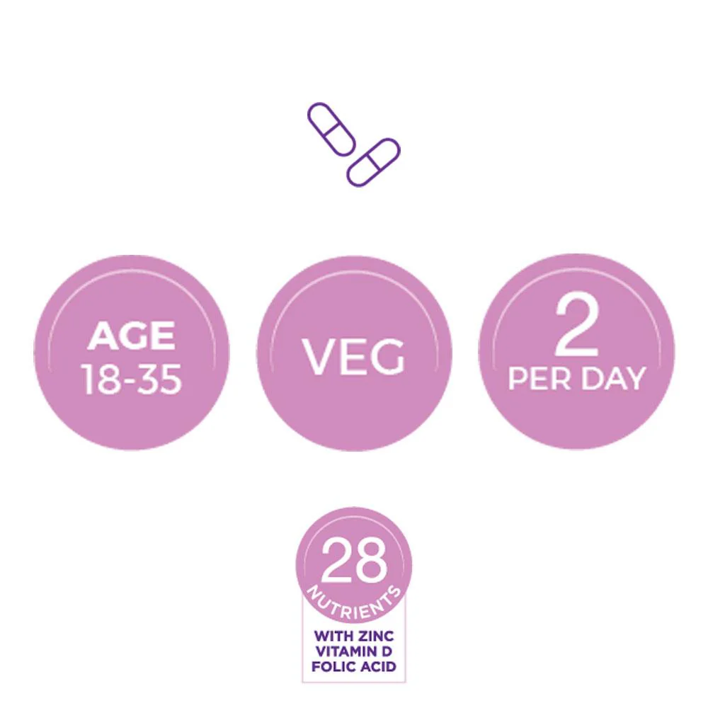 Proceive Women Advanced Fertility Supplement 60 capsules - Image 3