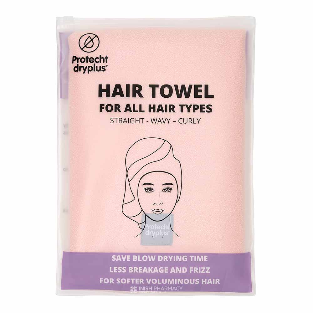 Protecht Dry Plus Super Absorbent Hair Towel Gossamer Pink
