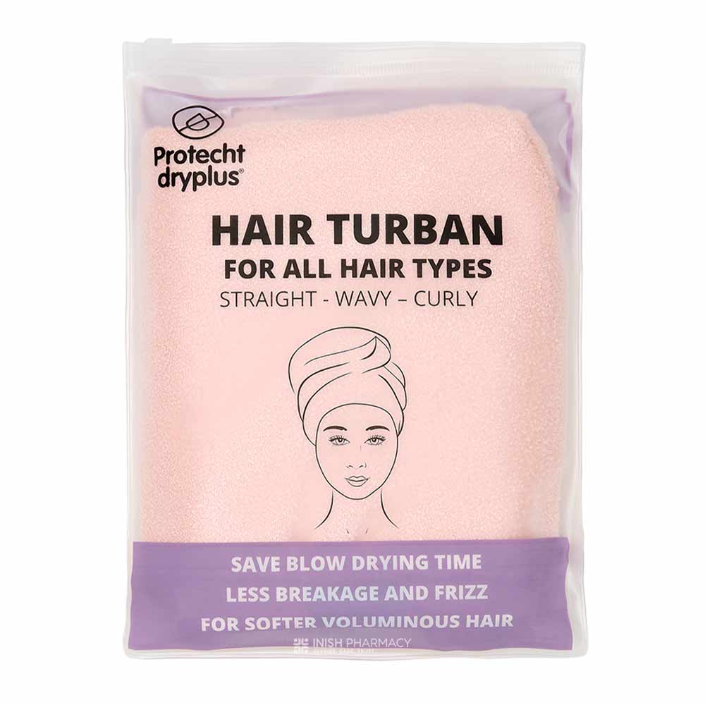 Protecht Dry Plus Super Absorbent Hair Turban Gossamer Pink