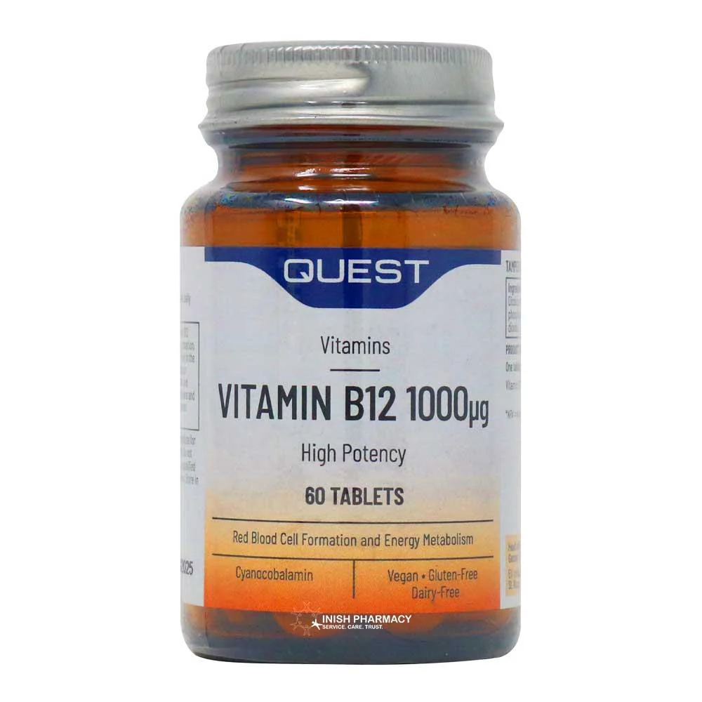 Quest Vitamin B12 1000mcg Tablets