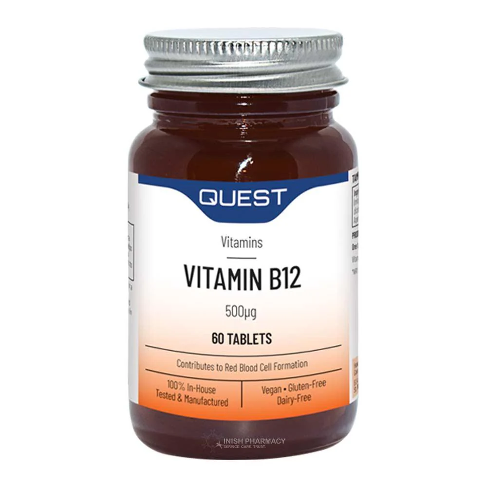 Quest Vitamin B12 500mcg Tablets