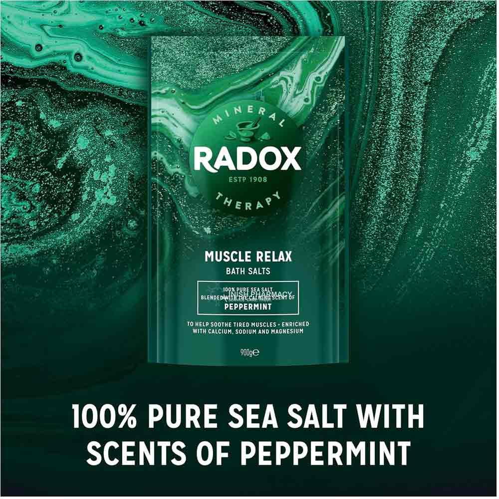 Radox Bath Salts Muscle Relax 900g - Image 2