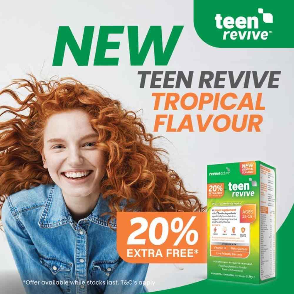 Revive Active Teen Revive Tropical Flavour 20 Sachets - Image 3