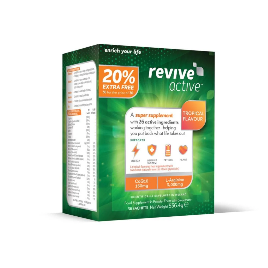 Revive Active Tropical Flavour 30 Pack + 20% Extra Free