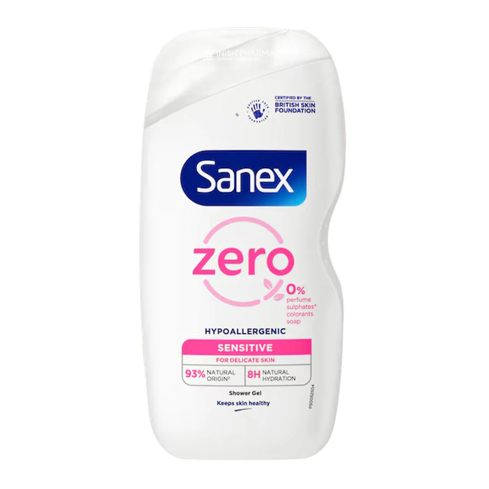 Sanex Zero Sensitive Skin Shower Gel 450ml