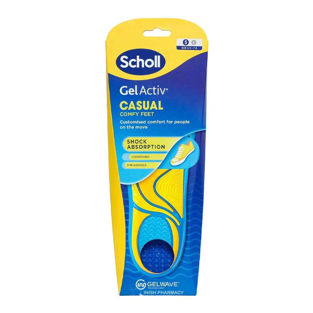 Scholl Gel Activ Casual Insoles 1 Pair - Small - Image 2