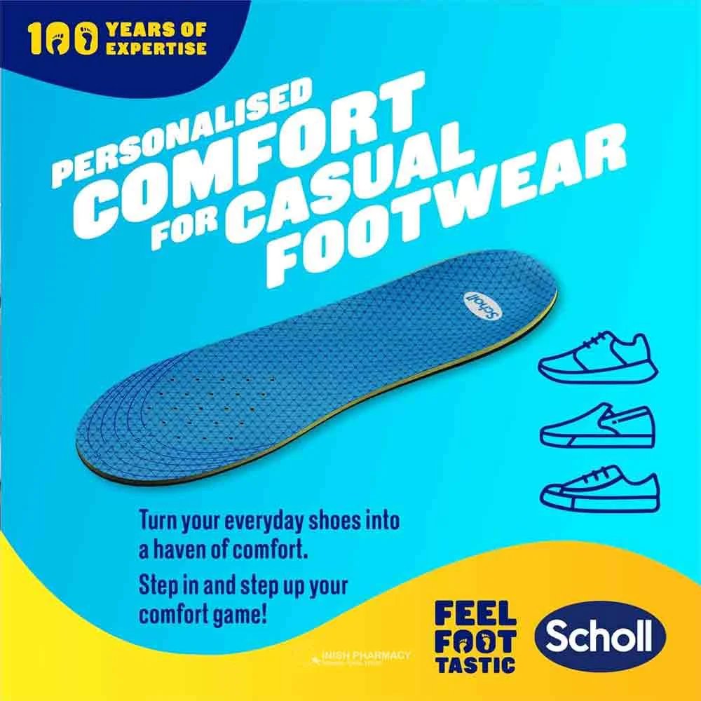 Scholl Gel Activ Casual Insoles 1 Pair - Small - Image 4