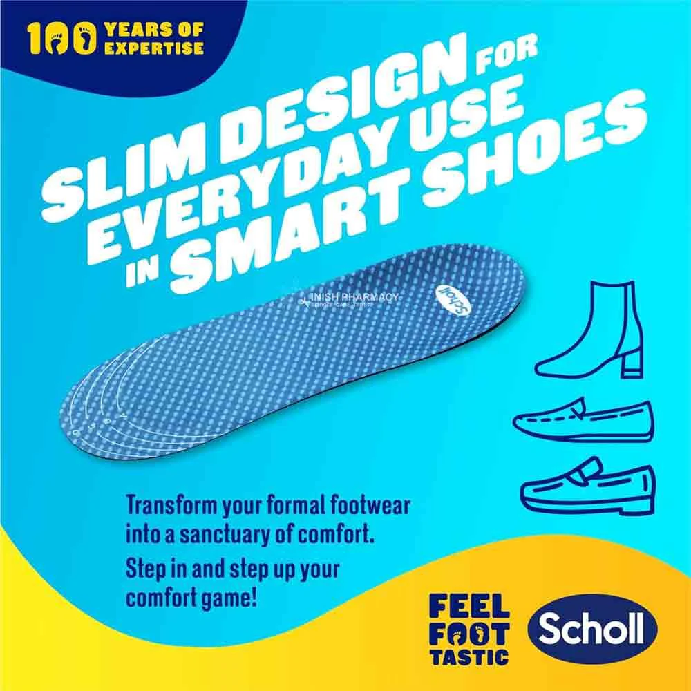 Scholl Gel Activ Formal Insoles 1 Pair - Large - Image 4