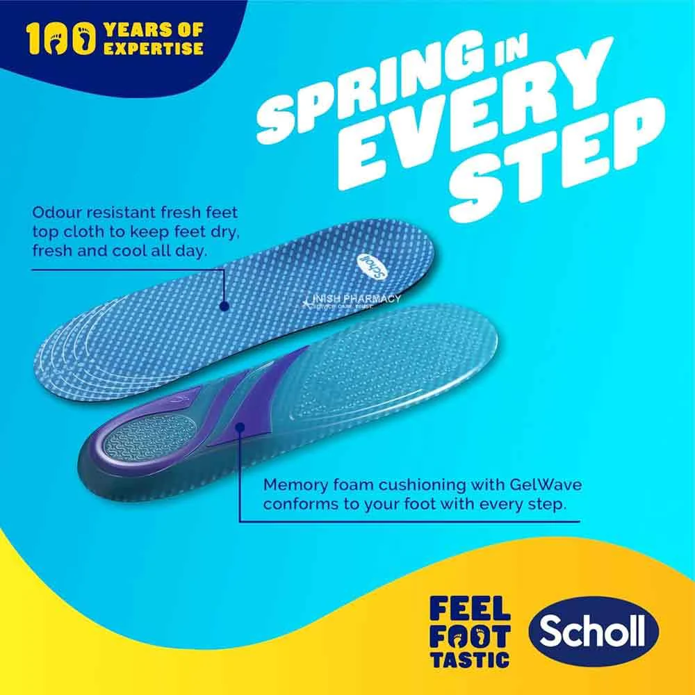 Scholl Gel Activ Formal Insoles 1 Pair - Large - Image 6
