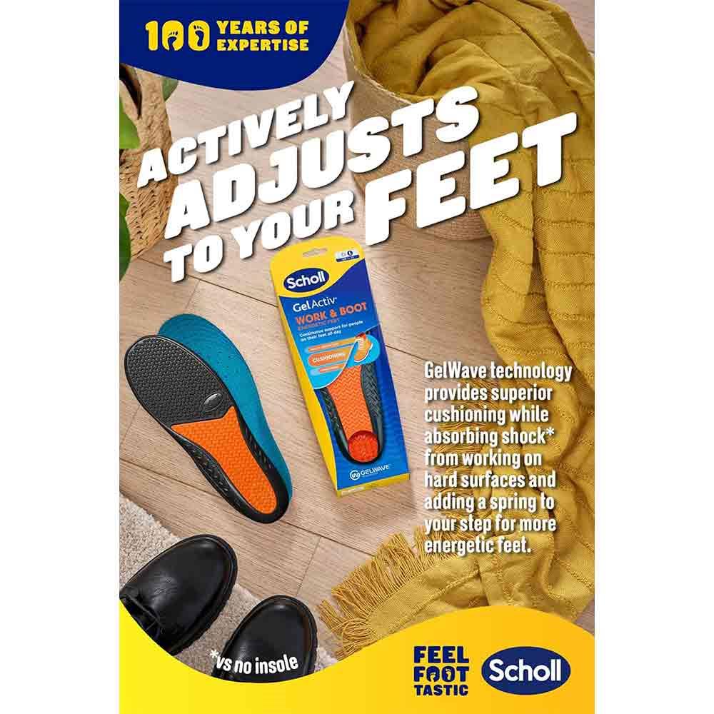 Scholl Gel Activ Work & Boot Insoles - Image 4