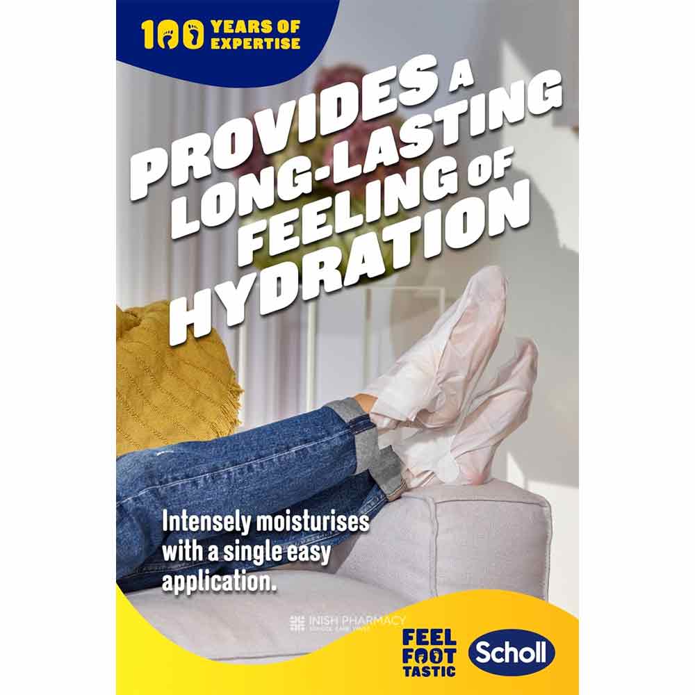 Scholl PediMask Foot Mask with Manuka Honey 1 Pair - Image 2