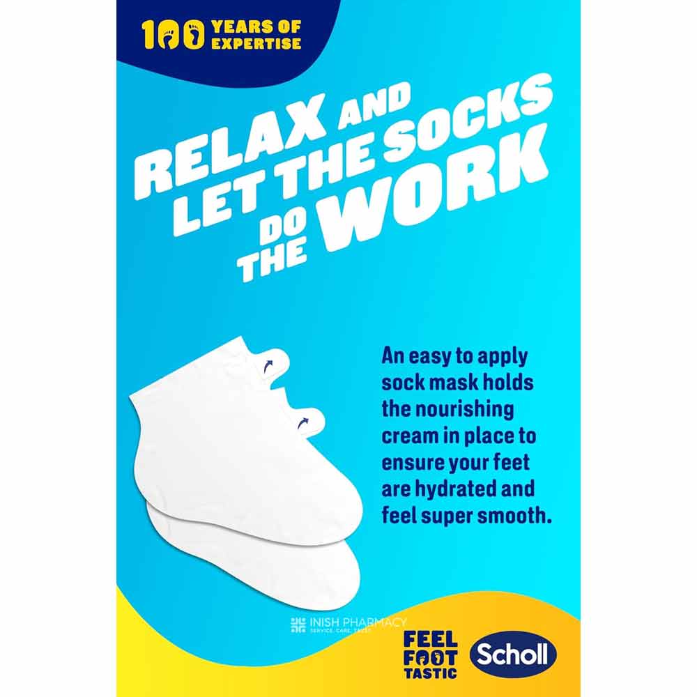 Scholl PediMask Foot Mask with Manuka Honey 1 Pair - Image 5