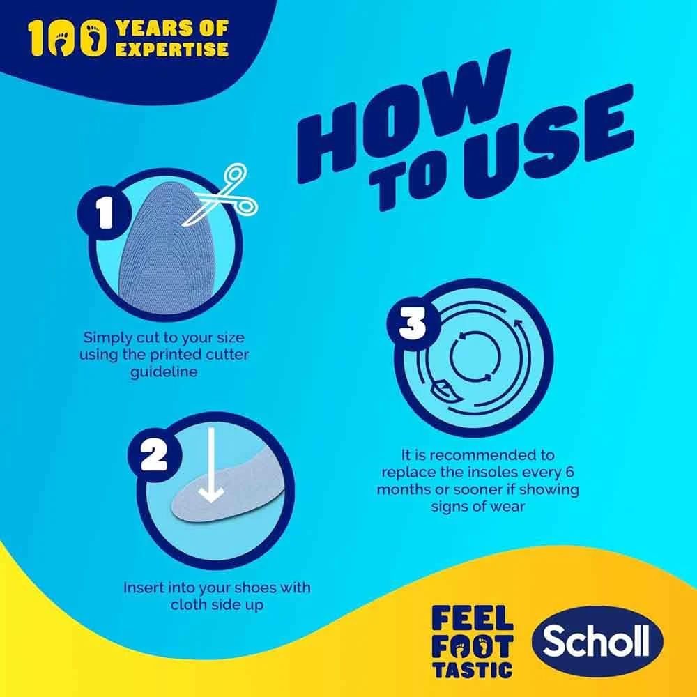 Scholl Shock Absorber Insoles 1 Pair - Image 6
