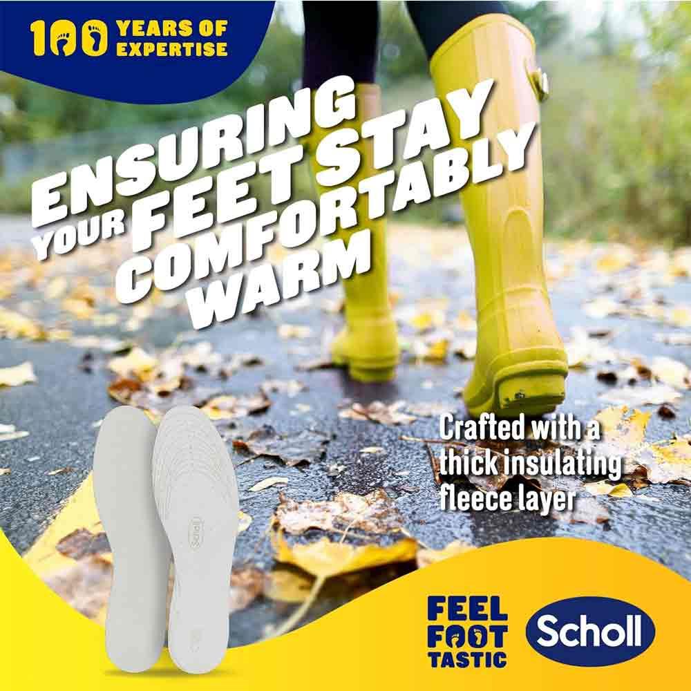 Scholl Warm Feet Insoles 1 Pair - Image 2