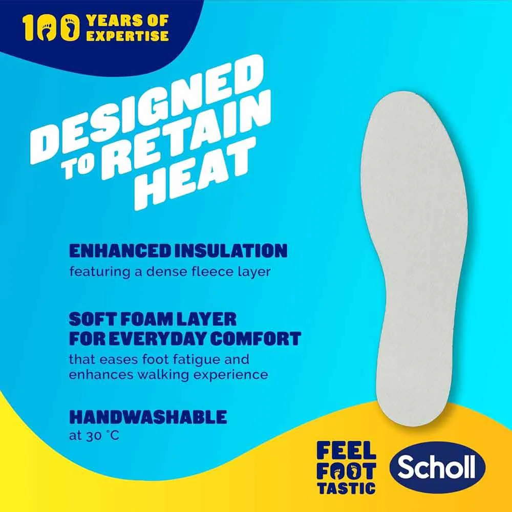 Scholl Warm Feet Insoles 1 Pair - Image 3